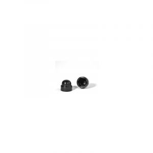 Cache Ecrou ou cache tête vis Tête hexagonale th M10 Nylon RAL7016 gris anthracite Sur plat 17-100 pièces