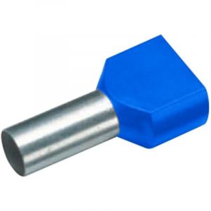 Vogt Verbindungstechnik - Embout double d'extrémité de câble 460509D 2.5 mm² x 9 mm partiellement isolé bleu 100 pc(s) X74688