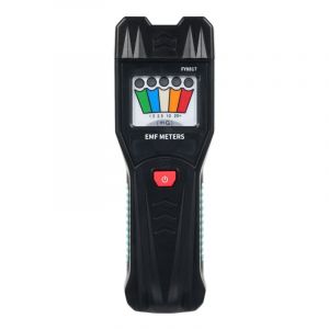 FY8817 Détecteur portatif de champ magnétique, 5 LED, testeur de rayonnement électromagnétique pour domicile, bureau et extérieur