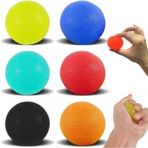 Balle Reeducation Main Silicone Poign&eacute;e Balle,Balle Anti-Stress Balles D'exercice,Balle de Force de Main Silicone R&eacute;sistance Balle