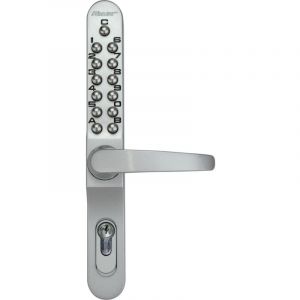 Serrure &agrave; code 2 bo&icirc;tiers face &agrave; face KEYLEX PROFIL - LOKOD Gris 40 Sans 315 mm 40