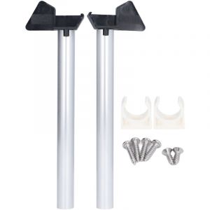 2 Pi&egrave;ces Goutti&egrave;re de Serre &Eacute;vacuation d'Eau Argent&eacute;e Kit de Drainage avec Tuyau de Descente