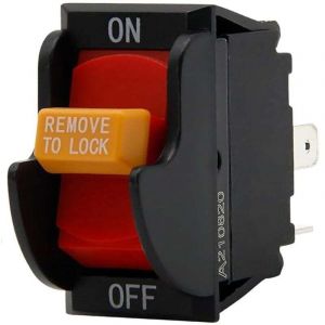Interrupteur marche/arr&ecirc;t &agrave; 2 broches, remplacement pour Ryobi 46023 Delta/Porter Cable 489105-00 438010170141, pour scies circulaires &agrave; table,