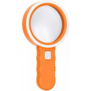 30X Loupe Grossissante LED Loupe De Lecture Verre Optique Double Loupe Grossissante Antid&eacute;rapant Loupe pour Le Journal, Le Bijoutier Et Les Travaux