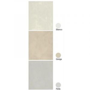 Carrelage d'intérieur imitation béton - Plinthe - Série JESSICA - Dimensions: 9 x 60,8 cm - BLANCO