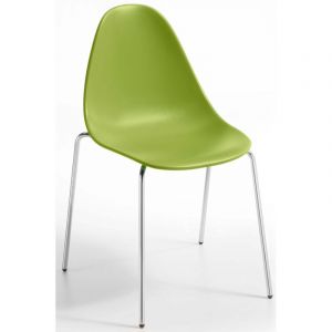 Chaise pour cuisine et salle &agrave; manger SUMITA vert anis