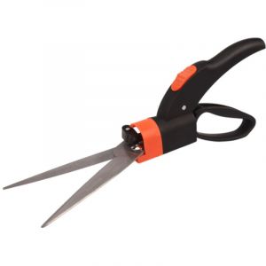 Cisailles &agrave; Gazon Coupe Bordures Lame Orientable &agrave; 360&deg;. Ciseaux pour Pelouse avec Lames en Acier et T&eacute;flon.