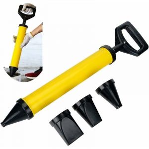 Pistolet à ciment,Ensemble De Pistolet À Mortier,Pistolet à calfeutrer pulvérisat mortier Citron Vert Pistolet applicat avec 4 buses
