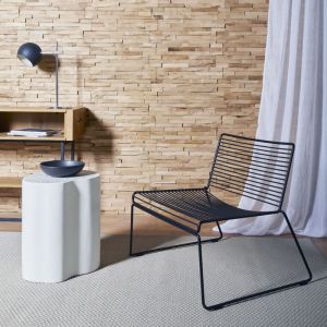 Plaquette de parement mural d&eacute;coratif en bois FSC - 1-1,8 x 18 x 49,5 cm - Ch&ecirc;ne massif