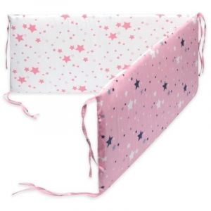 Tour de Lit B&eacute;b&eacute; en coton Pare-choc Literie &eacute;paississant 130x30x2.5 cm-CB3010