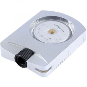 Clinom&egrave;tre portatif Compact Professionnel en Aluminium pour altim&egrave;tre pr&eacute;cis pour mesurer Les hauteurs Pentes Angles Argent