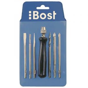 Bost - Tournevis multilames + pochette 4 lames 674050