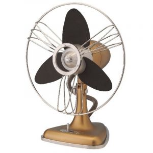 Bimar - Ventilateur de Table Levante, Plastique, Beige, 32,6x41x25,3 cm