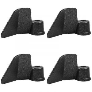 4 pales de m&eacute;lange pour machine &agrave; pain, crochet p&eacute;trisseur, lame de p&eacute;trissage en acier inoxydable, compatible avec les machines &agrave; pain