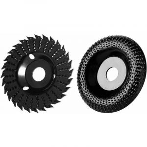 Gotrays - Disque Bois Meuleuse, 125mm Disques de Meuleuses à Rectifier, Disque Abrasif en Bois, Meuleuse d'angle en Carbure de Tungstène, Roues pour
