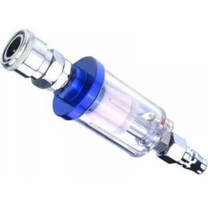 Ahlsen Filtre Separateur d'eau Compresseur Nouveau Professionnel,Filtre Regulateur Air Comprime 1/4 pour Pistolet &agrave; Peinture Compresseur d'Air