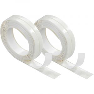 Ruban &eacute;tanch&eacute;it&eacute; Wenko transparent 320 cm 2er baignoire douche bande d'&eacute;tanch&eacute;it&eacute; flexible ruban d'&eacute;tanch&eacute;it&eacute; salle de bain joint &eacute;tanche baignoire