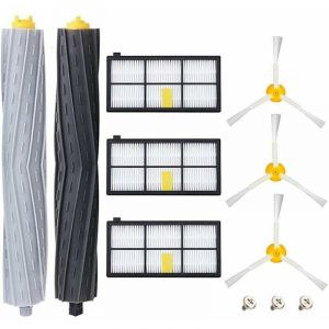 Pièces accessoires pour iRobot Roomba 800 805 860 861 865 866 870 871 876 880 885 886 890 895 896 900 960 966 980 Remplaçant Filtres et Brosses Kit