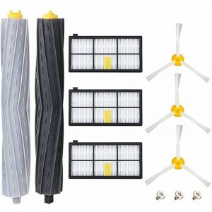 Pièces accessoires pour iRobot Roomba 800 805 860 861 865 866 870 871 876 880 885 886 890 895 896 900 960 966 980 Remplaçant Filtres et Brosses Kit