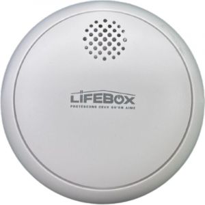 Lifebox - D&eacute;tecteur de fum&eacute;e connect&eacute; DETC650CONNECT