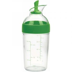 Good Grips &ndash; Shaker &agrave; vinaigrette compact - Shaker pour sauce salade - Bouteille transparente - verte