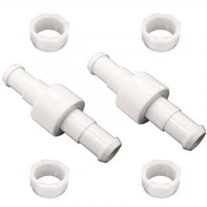 D20 Lot de 3 Raccords Rotatifs pour Tuyau D'arrosage avec 4 Embouts D15 Compatibles avec Zodiac Polaris 180 280 380 Robot Nettoyeur Piscine - ZVD