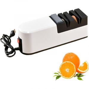 Aiguiseur Couteaux Electriques Ajustement Angle Automatique Affuteur Couteau Universel Aiguiseur Couteau de Cuisine Professionnel pour Lames Droites