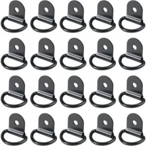 20 pi&egrave;ces Anneaux D'arrimage,Anneaux d'arrimage,Anneau Arrimage INOX,remorque d'anneau Montage d, Anneau d arrimage Rond pour Pliable avec