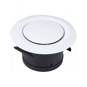 Choyclit - Bouche d'extraction et d'insufflation d'air Ø100, sl.gt 3 griffes articulées Grille de ventilation plastique ronde orientable Ventilation