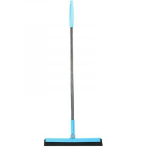 Balai Raclette Sol Caoutchouc Avec Manche, Balai Raclette de Sol Vitre Douche, Raclette Salle de Bain, Balai-&Eacute;ponge lame rempla&ccedil;able raclette,brosse