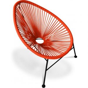 Privatefloor - Chaise d'extérieur - Chaise de jardin d'extérieur - Acapulco Orange