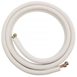 PR&Ecirc;T A POSER LIAISON BI TUBE FRIGORIFIQUE M1 CLIMATISATION 1/4 3/8 RACCORDS PR&Ecirc;T MONTES 3 METRES NF，Diam&egrave;tre du tube (6+10) 1P3 m tube de cuivre avec