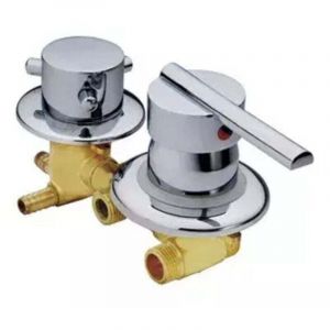 Mitigeur Douche R&eacute;tro Cuivre Luxe Entr&eacute;e 2 Voies Sortie 2 3 4 5 Voies Robinetterie Salle de Bain