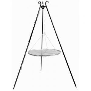 Cookking - Grille de cuisson barbecue suspendu, tr&eacute;pied 180cm, 80cm de diam&egrave;tre 111004