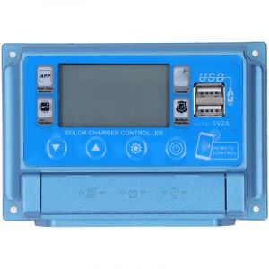 Contr&ocirc;leur de Charge MPPT pour panneaux solaires, 12V, 24V, 36V, 48V, 60V, auto-adaptation, double USB, r&eacute;gulateur de panneau photovolta&iuml;que, avec
