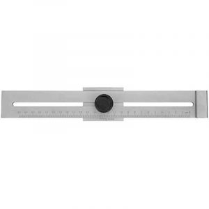 Gistuch - Trusquin de Traçage Métal, 0-250mm Plage de Mesure Jauge de marquage en Acier au Carbone Outils de Mesure pour le Travail du Bois, Trusquin