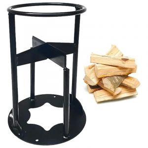 Fendeuse de b&ucirc;ches, coin de fendage pour chemin&eacute;e, feu de joie, barbecue, jardin, camping (lame crois&eacute;e, petite)