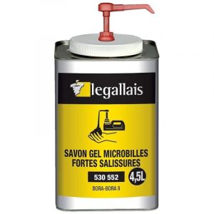 Savon gel microbilles Bora-Bora II. avec pompe. contenance 4.5 litres - DREUMEX