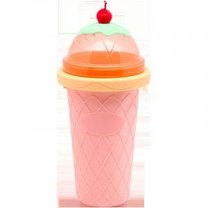 Slushy Cup,Slush Ice Maker,Homemade Smoothie Cup,Smoothie Pinch Ice Cup,Frozen Drink Cup, DIY Homemade Smoothie Cups for Kids and Family