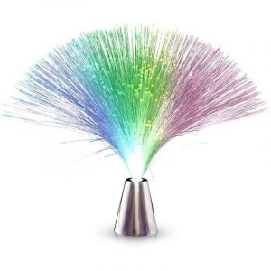 Lntyq Lumi&egrave;re &agrave; Fibre Optique, Lampe &agrave; Fibre Optique LED 7 Couleurs, Belle Couleur Romantique changeant Belle veilleuse, pour la d&eacute;coration