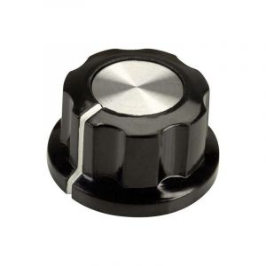 SCI - Tête de bouton rotatif RN-99E(6.4mm) noir, blanc (ø x h) 22.9 mm x 12.7 mm 1 pc(s) Y717501