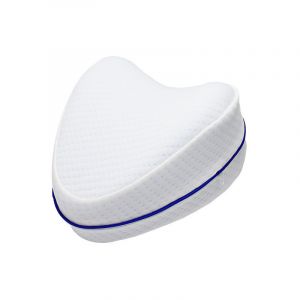 Coussin Genoux Nuit Ergonomique en Forme de Cœur, Coussin Memoire Forme, Coussin Orthopédique, Coussin Entre Jambes pour Dormir, Anti Douleur,