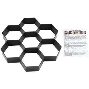 Moule &agrave; Pav&eacute; en B&eacute;ton pour All&eacute;e de Jardin DIY - Fabrication de Dalles