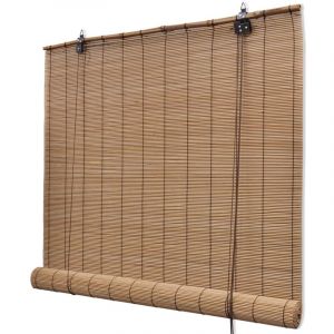 Torana - Store roulant Bambou Marron 140x160 cm