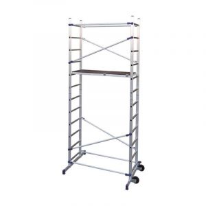 Echafaudage domestique : Hauteur de travail max 4.36m - pn/cli