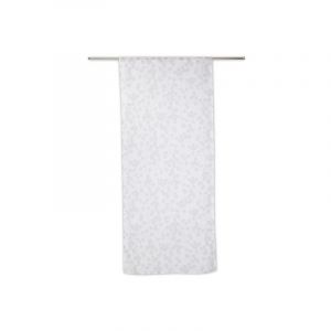 Vitrage tamisant Empreinte blanc l. 90 x h. 210 cm - Sans Marque