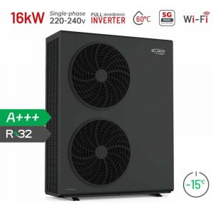 Alsavo - Pompe &agrave; chaleur air-eau monobloc - 16 kW - Ventilateurs doubles - Inverboost Multifonctionnel/eau chaude