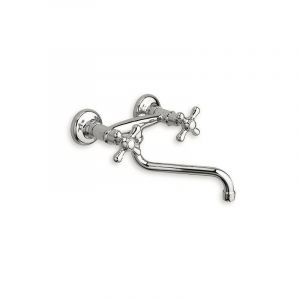 Cristina Ondyna - Evier Impero Mural Bec Dessous Mobile Chrome Robinetterie impero KI40051