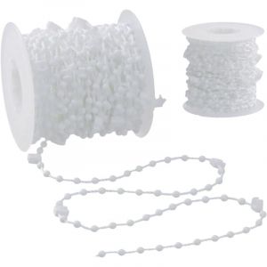 Shining House - 10 M&egrave;tres Cordon de Cha&icirc;ne de Perles,Cha&icirc;ne de Remplacement pour Store,Rouleau Corde de Perle de Rideau,Store Enrouleur Cha&icirc;ne,Cha&icirc;ne