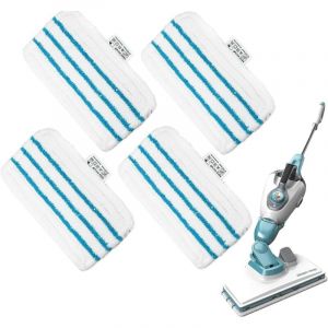 SNQ - 4pcs Lingettes pour Balais Vapeur, pour Steam Mop fsm1630s Nettoyeur Vapeur, pour FSM1630, FSM1616, FSMH13E5, FSM1321, FSM1605, FSMH13151SM,